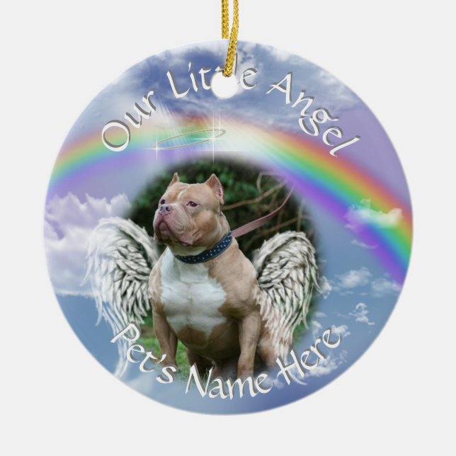 IHR PET-Memorial Foto 2 Seiten Keramikornament (Vorne)