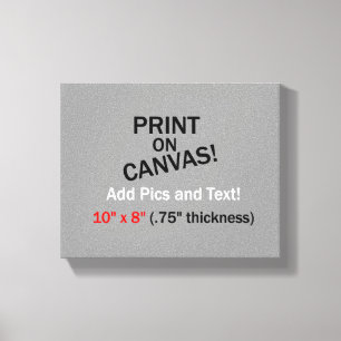 Ihr Pic auf Leinwand - 10" x 8" (.75" dick)