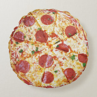 Ihr Pizza-Kissen Rundes Kissen