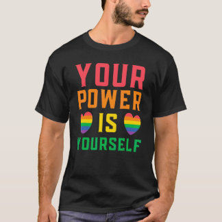 Ihr Power ist Ihr selber LGBTQ-Rechte Rainbow Prix T-Shirt