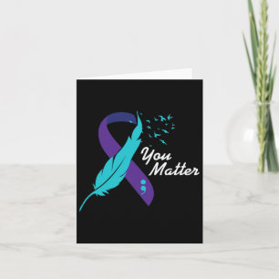 Ihr Problem Ribbon Suizid Awareness Mental Health Karte