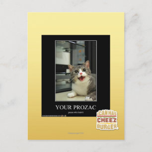 Ihr Prozac Postkarte