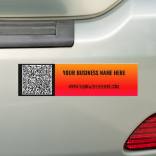 Ihr QR-Autoaufkleber mit benutzerdefiniertem Text Autoaufkleber