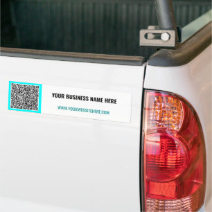Ihr QR-Code benutzerdefinierter Text-Sticker-Vorla Autoaufkleber