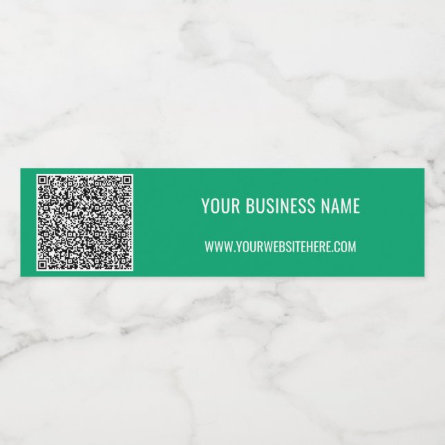 Ihr QR Code Benutzerdefinierter Text und Farben Fl (Einzelnes Label)