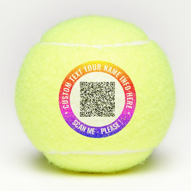 Ihr QR-Code für Personalisierte Tennisbälle (Vorderseite)