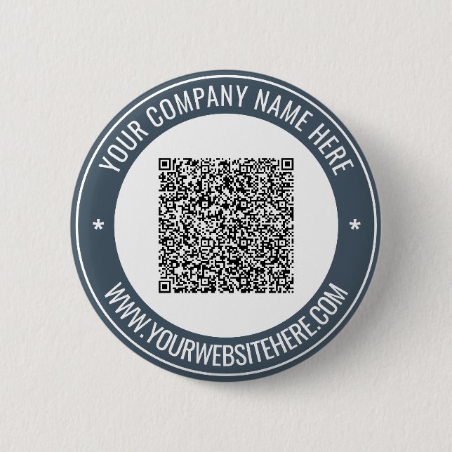 Ihr QR-Code-Info-Name-Webseite-Promotion-Button Button (Vorderseite)