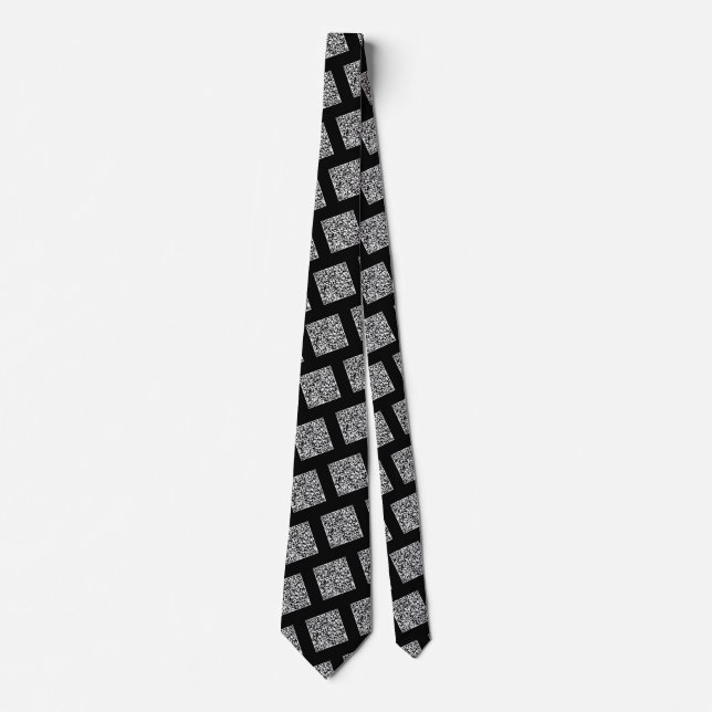 Ihr QR Code Personalisiert Neck Tie Custom Colors Krawatte (Vorderseite)