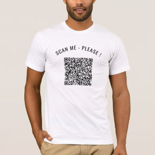 Ihr QR Code Scan Funny Info Personalisierter T - S T-Shirt