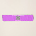 Ihr QR-Code Scan Info Benutzerdefinierter Text-Ski Schal<br><div class="desc">Benutzerdefinierte Farben und Schriftart-Scarf mit Ihrem QR-Code-Scan Info Benutzerdefinierte Textfarben Personalisiert Werbe-Business oder Personal Modern Scarves Geschenk - Hinzufügen Sie Ihren QR-Code - Bild oder Logo - Foto / Text - Name oder andere Informationen / Nachricht - Umgestalten und verschieben oder entfernen / Hinzufügen von Elementen - Bild / Text...</div>