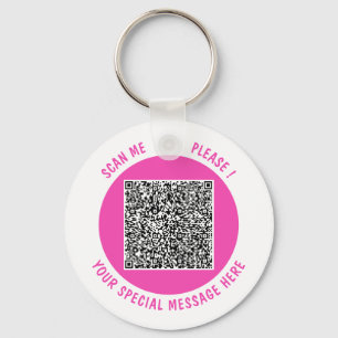 Ihr QR-Code-Schlüsselanhänger mit individuellem Te Schlüsselanhänger