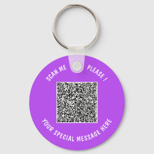 Ihr QR-Code-Schlüsselanhänger mit individuellem Te Schlüsselanhänger