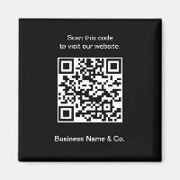 Ihr QR-Code Schwarz-weißes Werbegeschäft