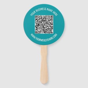 Ihr QR-Code Text Werbeaktion Handfan Fächer