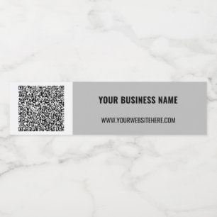 Ihr QR-Code und benutzerdefinierte Text-Wasser-Fla