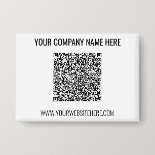 Ihr QR-Code und benutzerdefinierter Text-Button-Vo Button