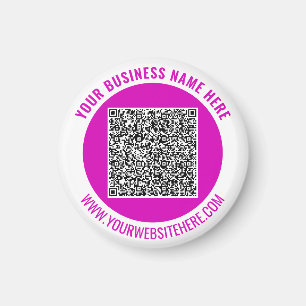 Ihr QR-Code und das benutzerdefinierte Textmagazin Magnet