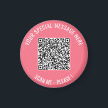 Ihr QR-Code und das benutzerdefinierte Textmagazin Magnet<br><div class="desc">Wählen Sie Farben und Schriftart - Entwerfen Sie Ihre eigenen Personalisierten Magnete mit Ihren QR Code Scan Info und Custom Text Promotional Business oder Modern Personal Magnet / Geschenk - Hinzufügen Sie Ihren QR Code - Bild - Foto oder Logo / und Text - Name oder andere Info / Nachricht...</div>