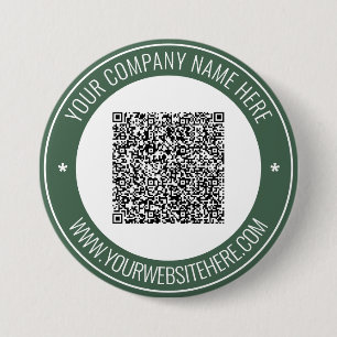 Ihr QR-Code und der Werbe-Button für benutzerdefin Button