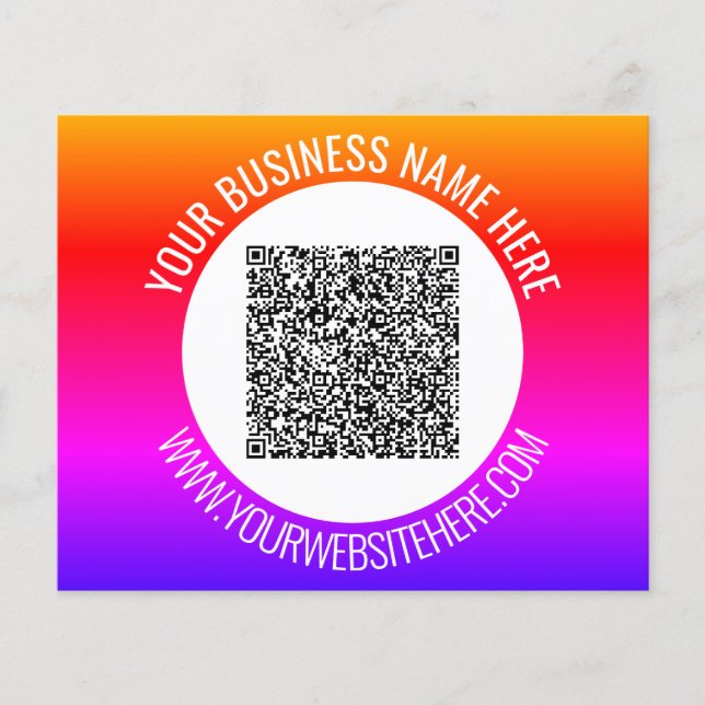 Ihr QR-Code und Ihr benutzerdefinierter Flyer für  (Vorne)