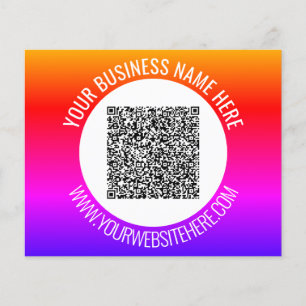 Ihr QR-Code und Ihr benutzerdefinierter Flyer für 