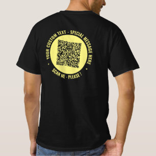 Ihr QR-Code und Ihr benutzerdefinierter Text-T - S T-Shirt