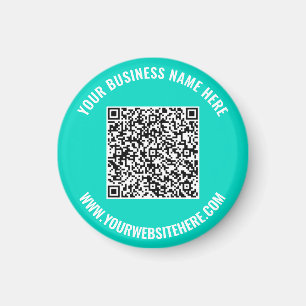 Ihr QR-Code und Text Geschäftliches Werbemagnet Magnet