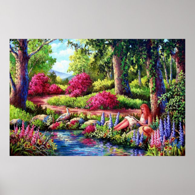 Ihr Reading Hideaway Poster Print (Vorne)
