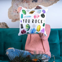 Ihr Rock Crystal Throw Kissen