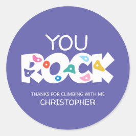 Ihr Rock Rock Climbing Danke Sticker