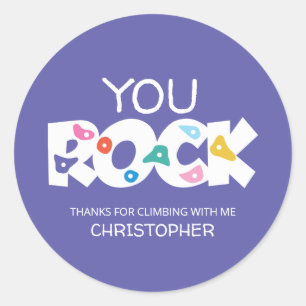 Ihr Rock Rock Climbing Danke Sticker