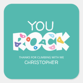 Ihr Rock Rock Climbing Danke Sticker