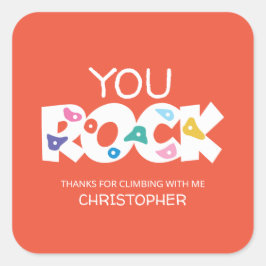 Ihr Rock Rock Climbing Danke Sticker
