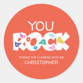 Ihr Rock Rock Climbing Danke Sticker