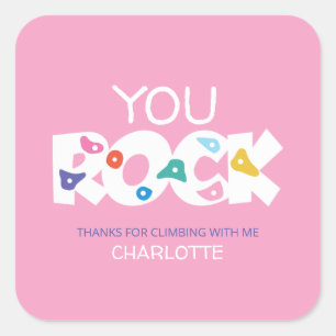 Ihr Rock Rock Climbing Danke Sticker