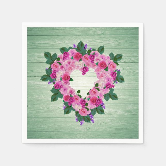 Ihr schönes Herz Serviette (Vorderseite)