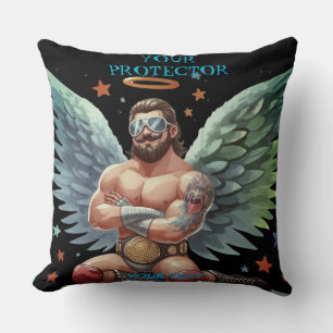 Ihr Schütze Angel Show Wrestler Kissen