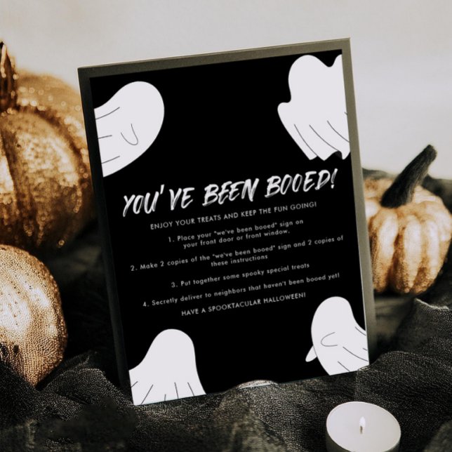 Ihr seid Boo Neighbor Game Sign geworden Poster (Von Creator hochgeladen)