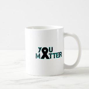 Ihr Selbstmordverhütung Depression Bewusstsein Kaffeetasse