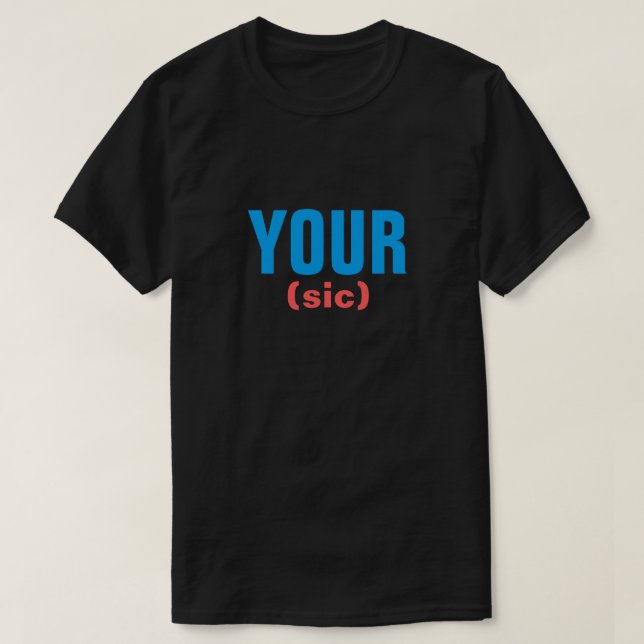 IHR SIC T-Shirt (Design vorne)