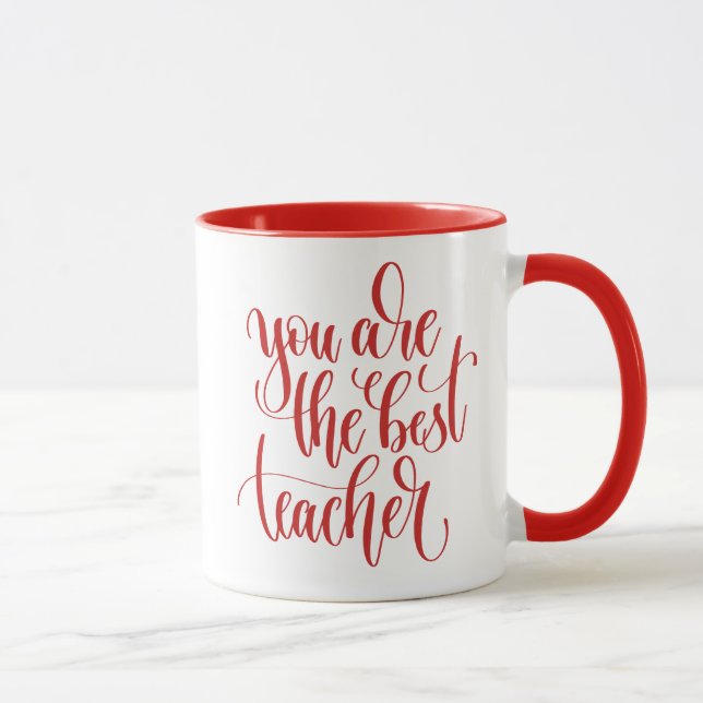 Ihr sind der beste Lehrer Tasse (Rechts)