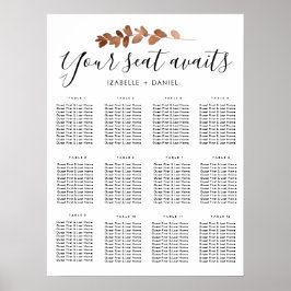 Ihr Sitzplatz nutzt Skripte für Hochzeitssessencha Poster