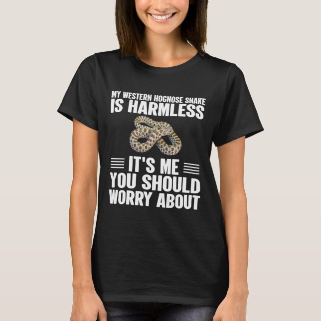 Ihr solltet euch Sorgen machen - Western Hognose S T-Shirt (Vorderseite)