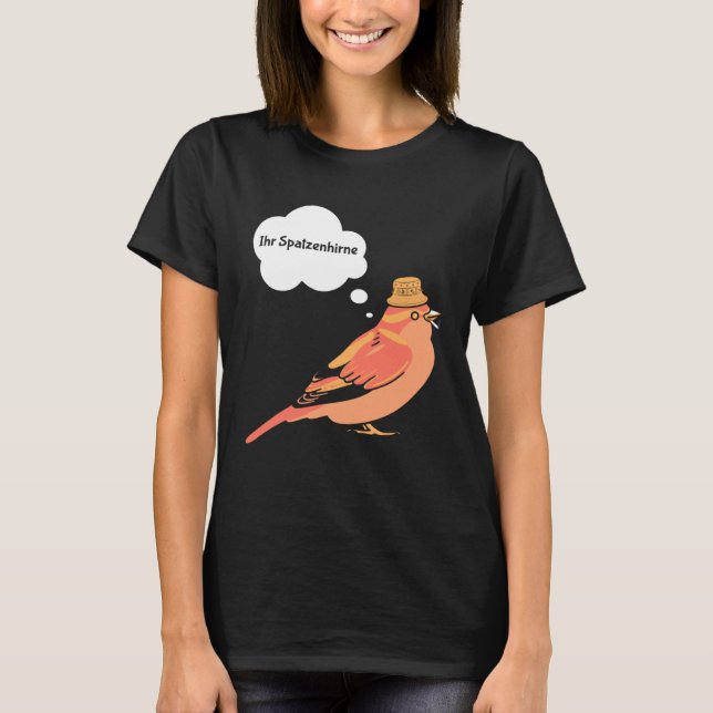 Ihr Sparrow Bird Tit Bird T-Shirt (Vorderseite)