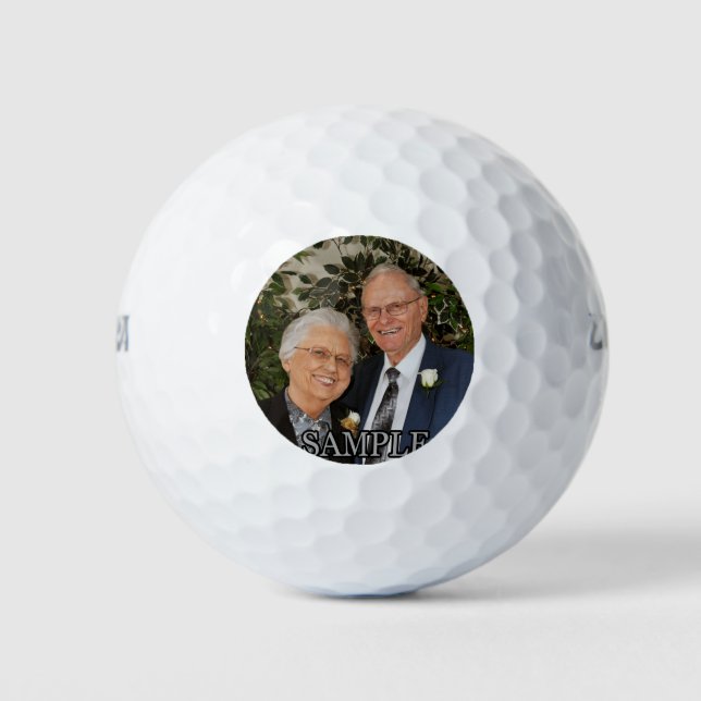 Ihr spezielles oder beliebtes Foto Golfball (Vorderseite)