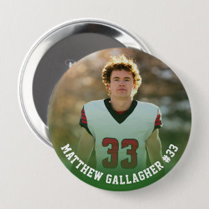 Ihr Sportfoto Personalisierter Team-Foto-Button Button
