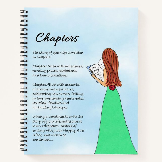 Ihr Story-Kapitel-Notebook Notizbuch (Vorderseite)
