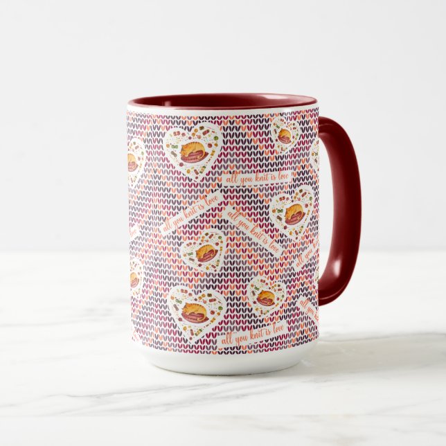 Ihr Strick ist nur Liebe  Tasse (VorderseiteRechts)