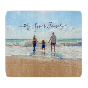 Ihr Super Foto Cutting Board Geschenk mit Text Schneidebrett