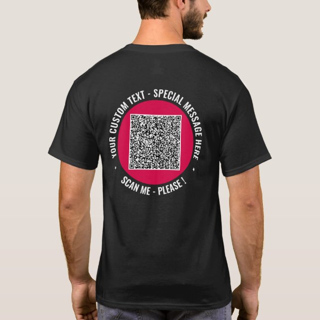 Ihr T - Shirt für kundenspezifische Textwerbung mi (Rückseite)